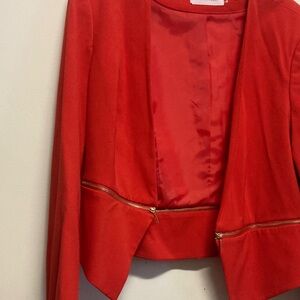 CALVIN KLEIN/Red Women's Jacket